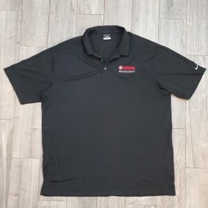 Nike Golf Yamaha Watercraft XXXL Mens Shirt Short Sleeve 3XL Dri-Fit Polo Shirt